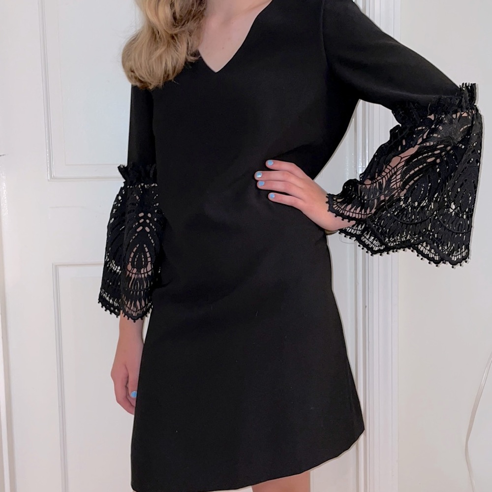 Tahari Arthur S Levine Black Dress